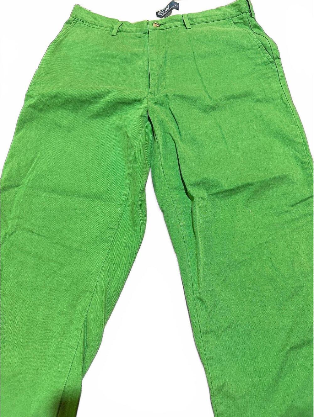 Vintage Polo Ralph Lauren Andrew Green Chino Pants 35x30